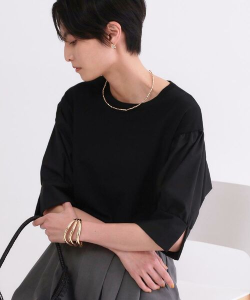 OPAQUE.CLIP / オペーク ドット クリップ ニット・セーター | ボリュームスリーブドッキングニット | 詳細23