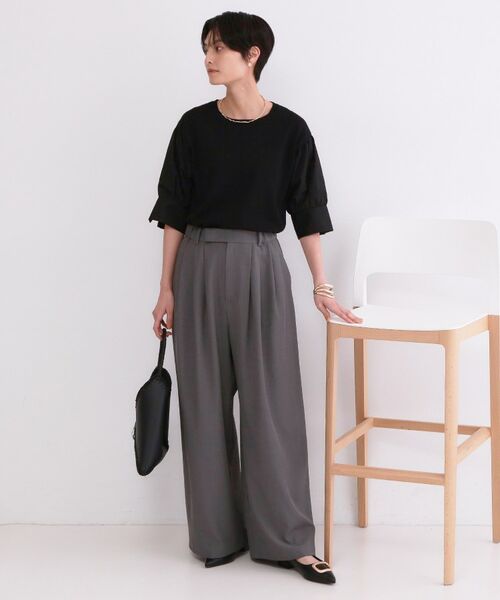 OPAQUE.CLIP / オペーク ドット クリップ ニット・セーター | ボリュームスリーブドッキングニット | 詳細25