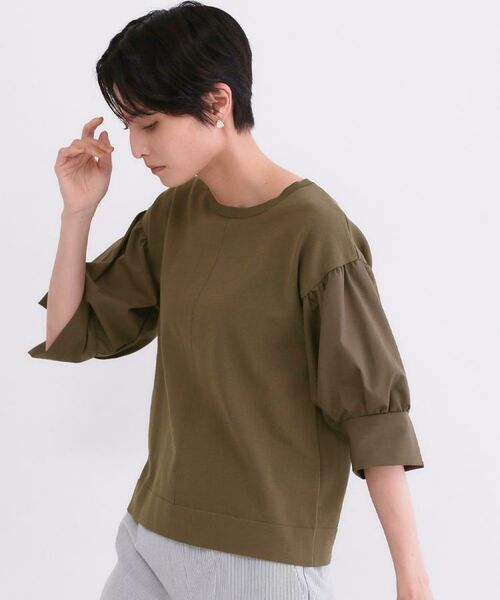 OPAQUE.CLIP / オペーク ドット クリップ ニット・セーター | ボリュームスリーブドッキングニット | 詳細28