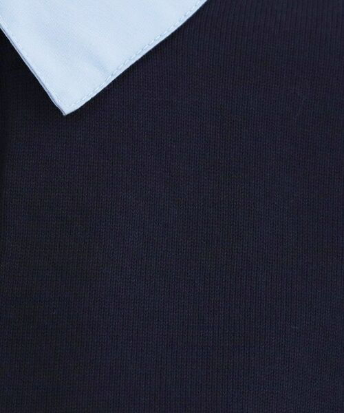 OPAQUE.CLIP / オペーク ドット クリップ ニット・セーター | 2WAY衿付きニット【洗濯機OK】 | 詳細18