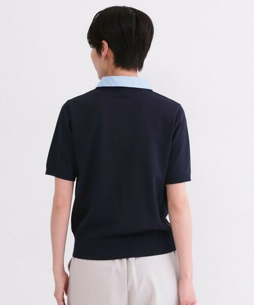 OPAQUE.CLIP / オペーク ドット クリップ ニット・セーター | 2WAY衿付きニット【洗濯機OK】 | 詳細21