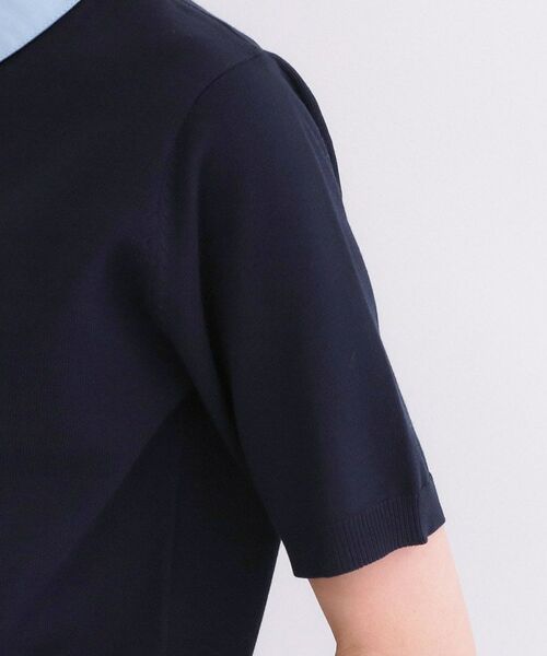 OPAQUE.CLIP / オペーク ドット クリップ ニット・セーター | 2WAY衿付きニット【洗濯機OK】 | 詳細23