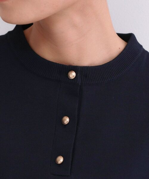 OPAQUE.CLIP / オペーク ドット クリップ ニット・セーター | 2WAY衿付きニット【洗濯機OK】 | 詳細26