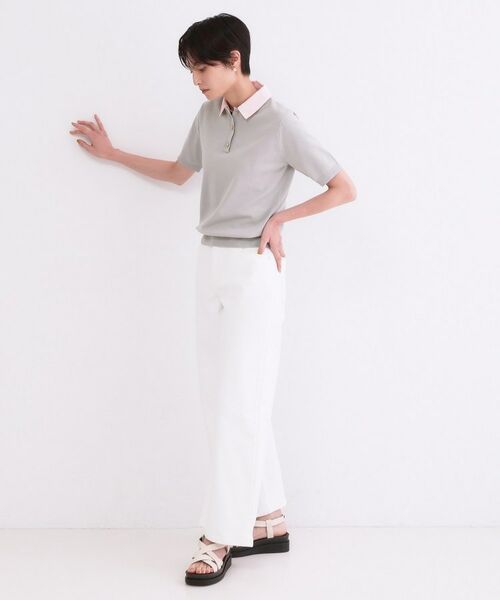 OPAQUE.CLIP / オペーク ドット クリップ ニット・セーター | 2WAY衿付きニット【洗濯機OK】 | 詳細29