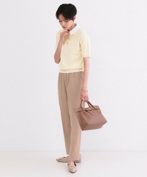 OPAQUE.CLIP / オペーク ドット クリップ ニット・セーター | 2WAY衿付きニット【洗濯機OK】 | 詳細4