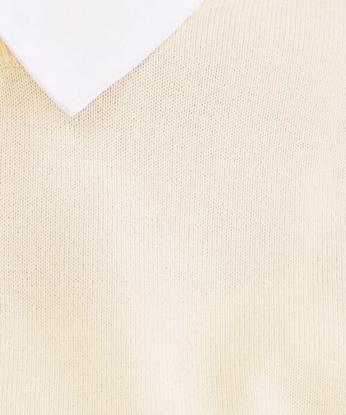 OPAQUE.CLIP / オペーク ドット クリップ ニット・セーター | 2WAY衿付きニット【洗濯機OK】 | 詳細6