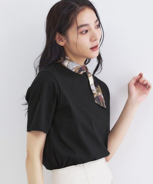 OPAQUE.CLIP / オペーク ドット クリップ Tシャツ | オーガニックコットン混ベーシックTシャツ【洗濯機OK】 | 詳細5