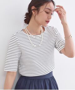 OPAQUE.CLIP / オペーク ドット クリップ カットソー | ベーシックリブボートネックカットソー【洗濯機OK】