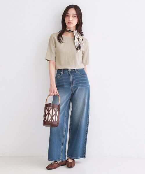 OPAQUE.CLIP / オペーク ドット クリップ カットソー | ベーシックリブボートネックカットソー【洗濯機OK】 | 詳細10