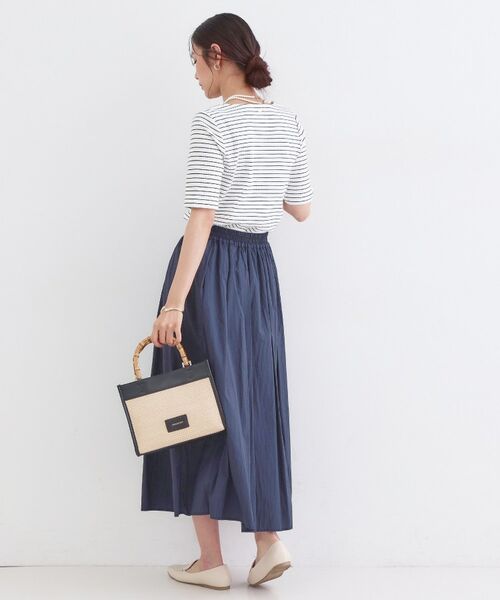 OPAQUE.CLIP / オペーク ドット クリップ カットソー | ベーシックリブボートネックカットソー【洗濯機OK】 | 詳細14