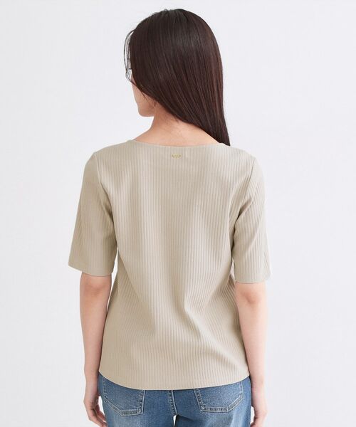 OPAQUE.CLIP / オペーク ドット クリップ カットソー | ベーシックリブボートネックカットソー【洗濯機OK】 | 詳細19