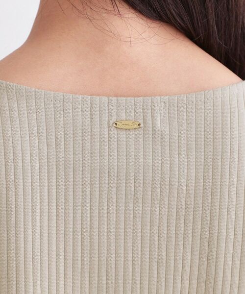 OPAQUE.CLIP / オペーク ドット クリップ カットソー | ベーシックリブボートネックカットソー【洗濯機OK】 | 詳細21