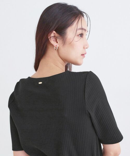 OPAQUE.CLIP / オペーク ドット クリップ カットソー | ベーシックリブボートネックカットソー【洗濯機OK】 | 詳細5