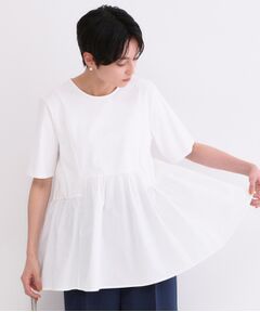 OPAQUE.CLIP / オペーク ドット クリップ カットソー | ペプラムドッキングカットソー【洗濯機OK】