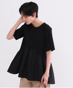 OPAQUE.CLIP / オペーク ドット クリップ カットソー | ペプラムドッキングカットソー【洗濯機OK】