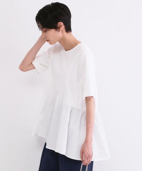 OPAQUE.CLIP / オペーク ドット クリップ カットソー | ペプラムドッキングカットソー【洗濯機OK】 | 詳細28