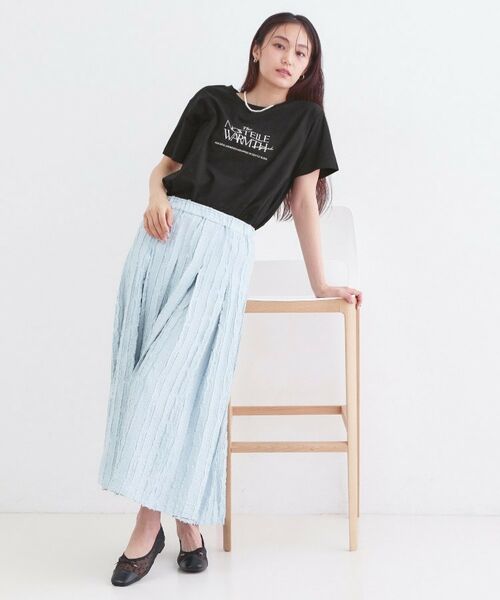 OPAQUE.CLIP / オペーク ドット クリップ Tシャツ | ロゴプリント＆刺繍Tシャツ【洗濯機OK】 | 詳細6