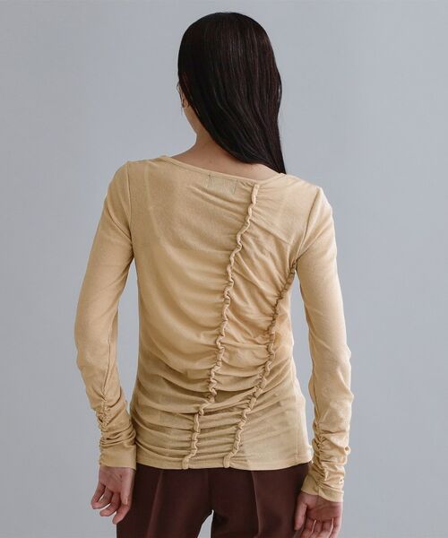 OPAQUE.CLIP / オペーク ドット クリップ カットソー | 【es】アシンメトリーシャーリング シアーカットソー【洗濯機OK】 | 詳細11