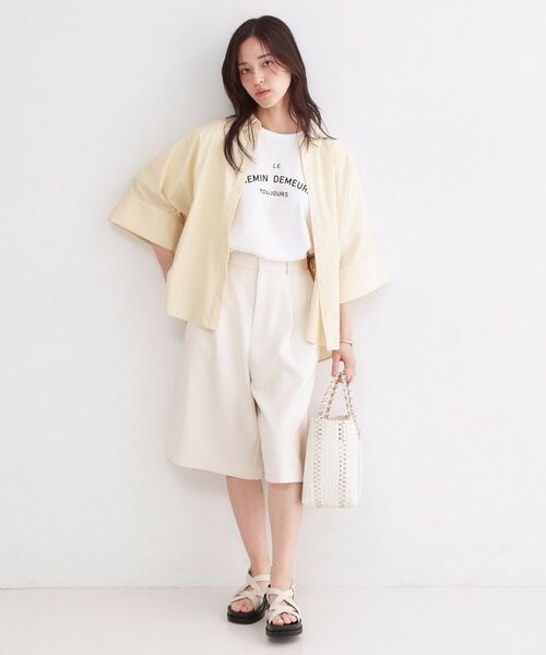 OPAQUE.CLIP / オペーク ドット クリップ Tシャツ | ロゴプリントアソートTシャツ【洗濯機OK】 | 詳細2