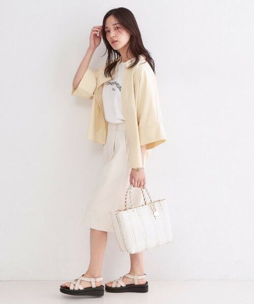 OPAQUE.CLIP / オペーク ドット クリップ Tシャツ | ロゴプリントアソートTシャツ【洗濯機OK】 | 詳細3