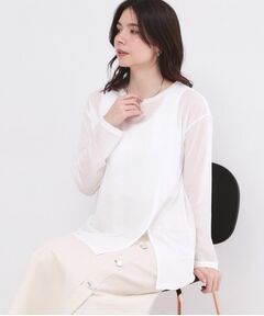 OPAQUE.CLIP / オペーク ドット クリップ カットソー | シアースリットカットソー【洗濯機OK】