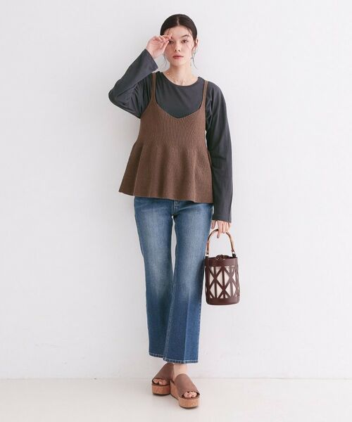 OPAQUE.CLIP / オペーク ドット クリップ カットソー | シアースリットカットソー【洗濯機OK】 | 詳細11