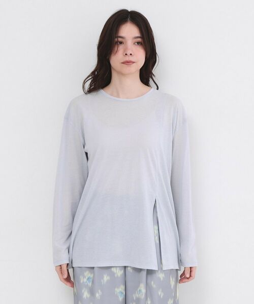 OPAQUE.CLIP / オペーク ドット クリップ カットソー | シアースリットカットソー【洗濯機OK】 | 詳細13