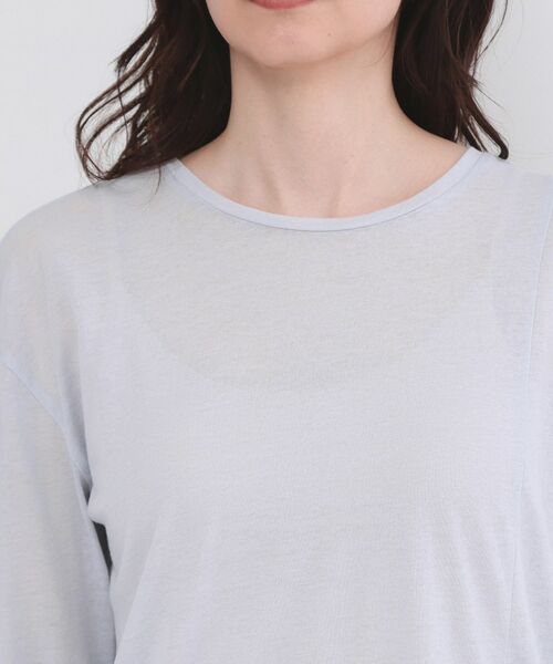 OPAQUE.CLIP / オペーク ドット クリップ カットソー | シアースリットカットソー【洗濯機OK】 | 詳細16