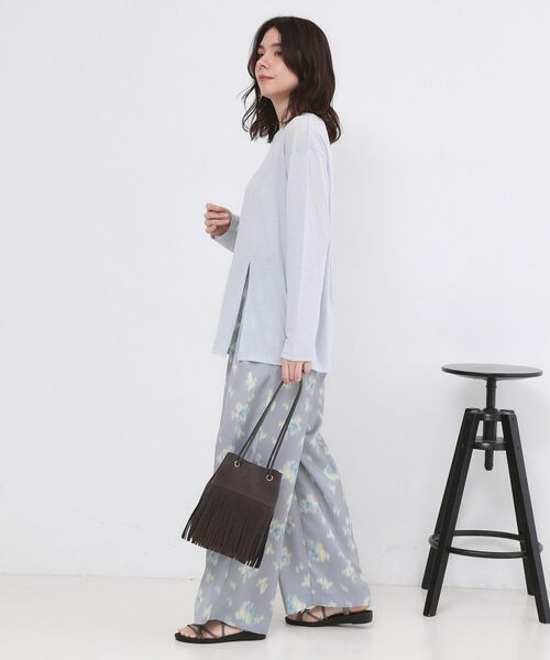 OPAQUE.CLIP / オペーク ドット クリップ カットソー | シアースリットカットソー【洗濯機OK】 | 詳細7