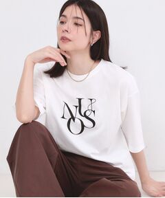 OPAQUE.CLIP / オペーク ドット クリップ Tシャツ | リラクシーロゴプリントTシャツ【洗濯機OK】