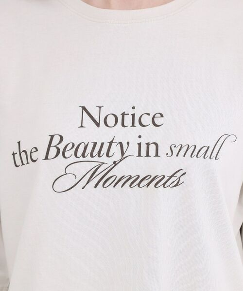 OPAQUE.CLIP / オペーク ドット クリップ Tシャツ | リラクシーロゴプリントTシャツ【洗濯機OK】 | 詳細13