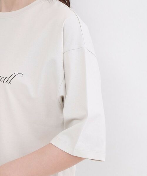 OPAQUE.CLIP / オペーク ドット クリップ Tシャツ | リラクシーロゴプリントTシャツ【洗濯機OK】 | 詳細14