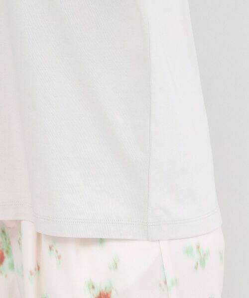 OPAQUE.CLIP / オペーク ドット クリップ Tシャツ | リラクシーロゴプリントTシャツ【洗濯機OK】 | 詳細15