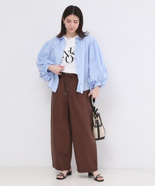 OPAQUE.CLIP / オペーク ドット クリップ Tシャツ | リラクシーロゴプリントTシャツ【洗濯機OK】 | 詳細3