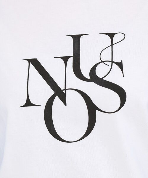 OPAQUE.CLIP / オペーク ドット クリップ Tシャツ | リラクシーロゴプリントTシャツ【洗濯機OK】 | 詳細4