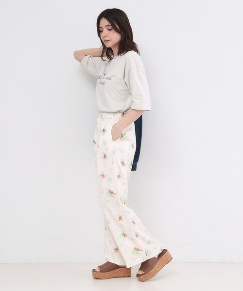 OPAQUE.CLIP / オペーク ドット クリップ Tシャツ | リラクシーロゴプリントTシャツ【洗濯機OK】 | 詳細7