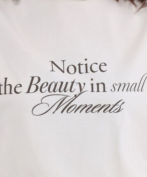 OPAQUE.CLIP / オペーク ドット クリップ Tシャツ | リラクシーロゴプリントTシャツ【洗濯機OK】 | 詳細8