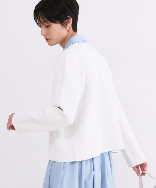 OPAQUE.CLIP / オペーク ドット クリップ カーディガン・ボレロ | スナップボタンニットカーディガン【洗濯機OK/抗ピル】 | 詳細1