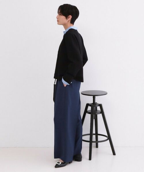 OPAQUE.CLIP / オペーク ドット クリップ カーディガン・ボレロ | スナップボタンニットカーディガン【洗濯機OK/抗ピル】 | 詳細10