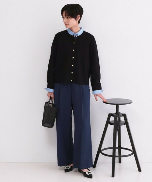 OPAQUE.CLIP / オペーク ドット クリップ カーディガン・ボレロ | スナップボタンニットカーディガン【洗濯機OK/抗ピル】 | 詳細11
