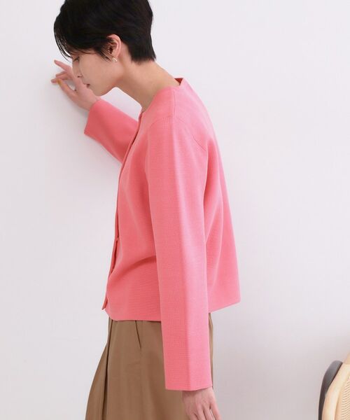 OPAQUE.CLIP / オペーク ドット クリップ カーディガン・ボレロ | スナップボタンニットカーディガン【洗濯機OK/抗ピル】 | 詳細13