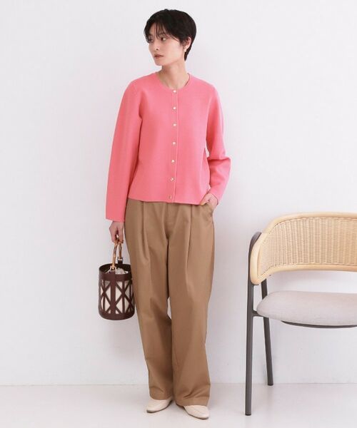 OPAQUE.CLIP / オペーク ドット クリップ カーディガン・ボレロ | スナップボタンニットカーディガン【洗濯機OK/抗ピル】 | 詳細14