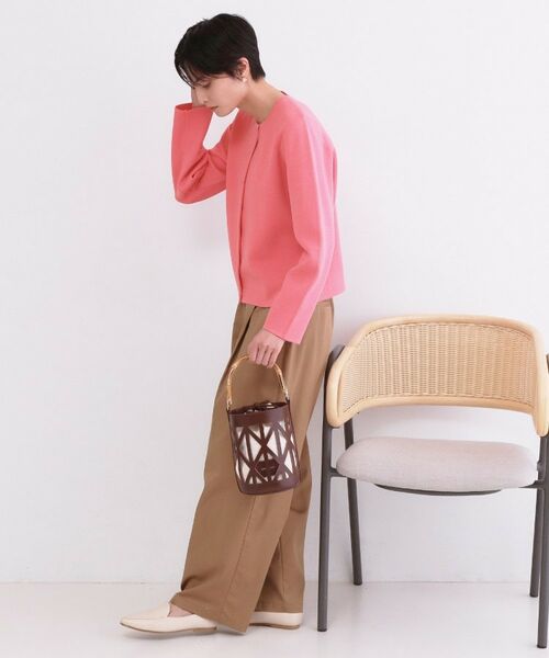 OPAQUE.CLIP / オペーク ドット クリップ カーディガン・ボレロ | スナップボタンニットカーディガン【洗濯機OK/抗ピル】 | 詳細15