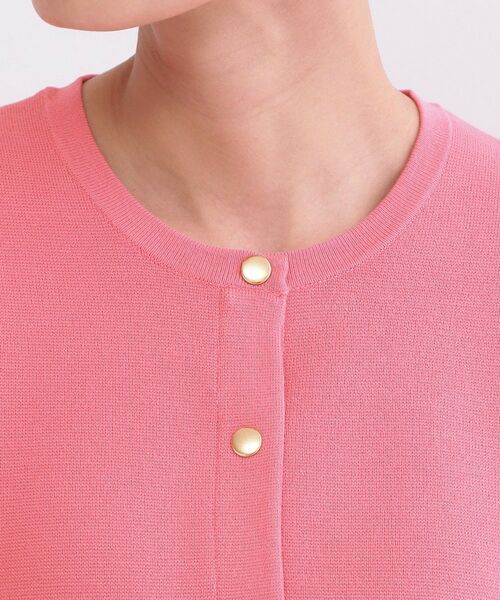 OPAQUE.CLIP / オペーク ドット クリップ カーディガン・ボレロ | スナップボタンニットカーディガン【洗濯機OK/抗ピル】 | 詳細20
