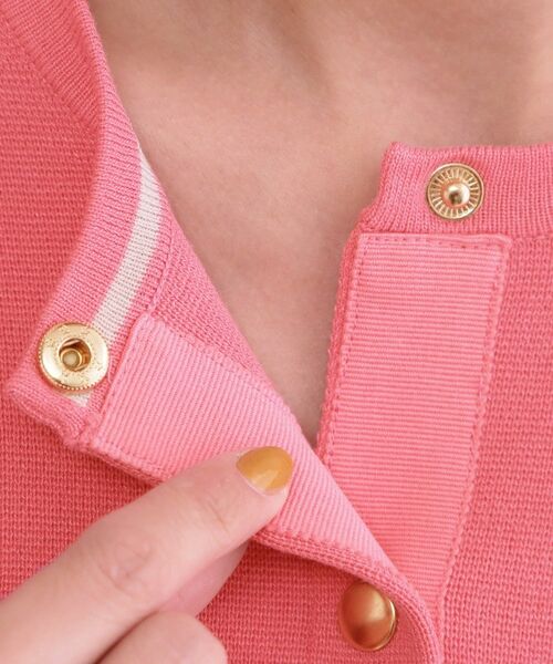 OPAQUE.CLIP / オペーク ドット クリップ カーディガン・ボレロ | スナップボタンニットカーディガン【洗濯機OK/抗ピル】 | 詳細23