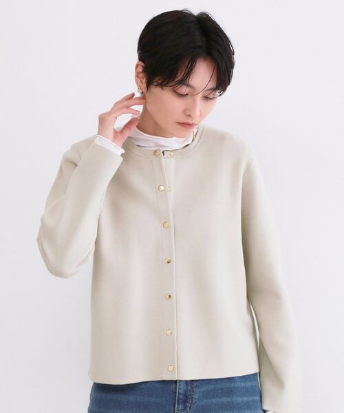 OPAQUE.CLIP / オペーク ドット クリップ カーディガン・ボレロ | スナップボタンニットカーディガン【洗濯機OK/抗ピル】 | 詳細26