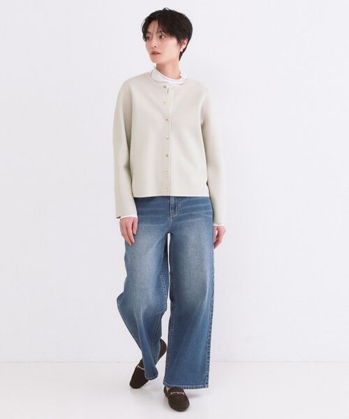 OPAQUE.CLIP / オペーク ドット クリップ カーディガン・ボレロ | スナップボタンニットカーディガン【洗濯機OK/抗ピル】 | 詳細27