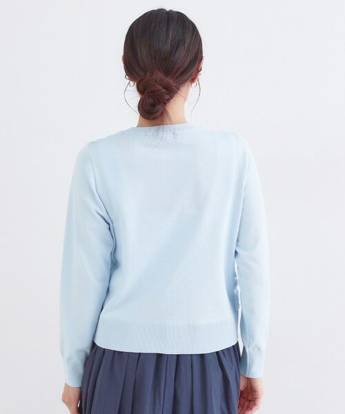 OPAQUE.CLIP / オペーク ドット クリップ カーディガン・ボレロ | チュールレースニットカーディガン【洗える】 | 詳細15