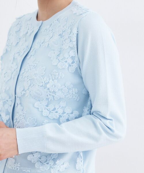 OPAQUE.CLIP / オペーク ドット クリップ カーディガン・ボレロ | チュールレースニットカーディガン【洗える】 | 詳細17