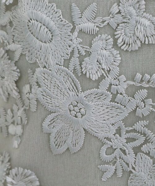 OPAQUE.CLIP / オペーク ドット クリップ カーディガン・ボレロ | チュールレースニットカーディガン【洗える】 | 詳細4